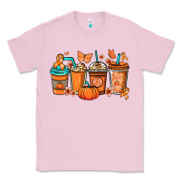Bubblegum Pink Kidney Cancer coffee cups orange ribbon Classic Tee - NancyCooperArtShop