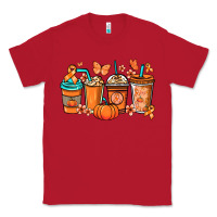Red Kidney Cancer coffee cups orange ribbon Classic Tee - NancyCooperArtShop