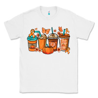 White Kidney Cancer coffee cups orange ribbon Classic Tee - NancyCooperArtShop