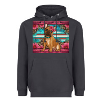 Smoke french bulldog floral Heavyweight Hoodie - Artiststas