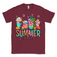 Burgundy summer vibes coffee cups Classic Tee - Jasminsmagicworld