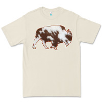 Bone Cowhide Bison Silhouette Premium Tee - Bettercallsaul