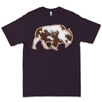 Plum Cowhide Bison Silhouette Premium Tee - Bettercallsaul