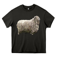 Asphalt lincoln sheep Heavy Core Tee - LillyAllenDesigns