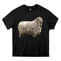 Black lincoln sheep Heavy Core Tee - LillyAllenDesigns