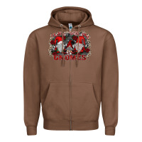 Chestnut chillin with my gnomies Zipper Hoodie - SublimationCraftShop