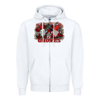 White chillin with my gnomies Zipper Hoodie - SublimationCraftShop