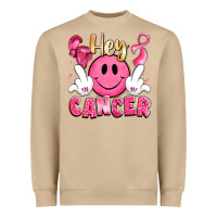 Mushroom hey cancer with middle fingers Heavyweight Sweatshirt - LillyAllenDesigns