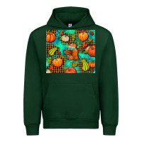 Forest Green pumpkin spice and pumpkin Urban Hoodie - AdoDesignShop