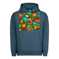 Pigment Midnight Navy pumpkin spice and pumpkin Urban Hoodie - AdoDesignShop