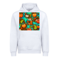 White pumpkin spice and pumpkin Urban Hoodie - AdoDesignShop