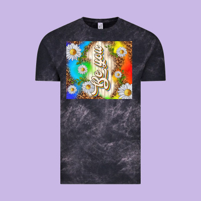 Be You With Daisies Vintage Tee Designed By Tumblerdesignbyshophia