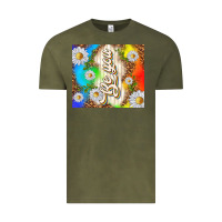 Vintage Olive be you with daisies Vintage Tee - TumblerDesignByShophia
