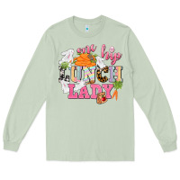 Matcha One hip Lunch Lady Easter Day Long Sleeve Tee - CowGirlArtShop