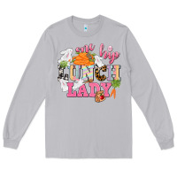 Moon Dust One hip Lunch Lady Easter Day Long Sleeve Tee - CowGirlArtShop