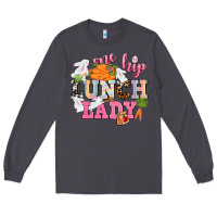 Smoke One hip Lunch Lady Easter Day Long Sleeve Tee - CowGirlArtShop
