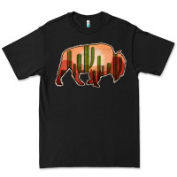 Black Cactus Bison Silhouette Premium Tee - Bettercallsaul