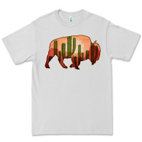 Dove Grey Cactus Bison Silhouette Premium Tee - Bettercallsaul