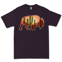 Plum Cactus Bison Silhouette Premium Tee - Bettercallsaul
