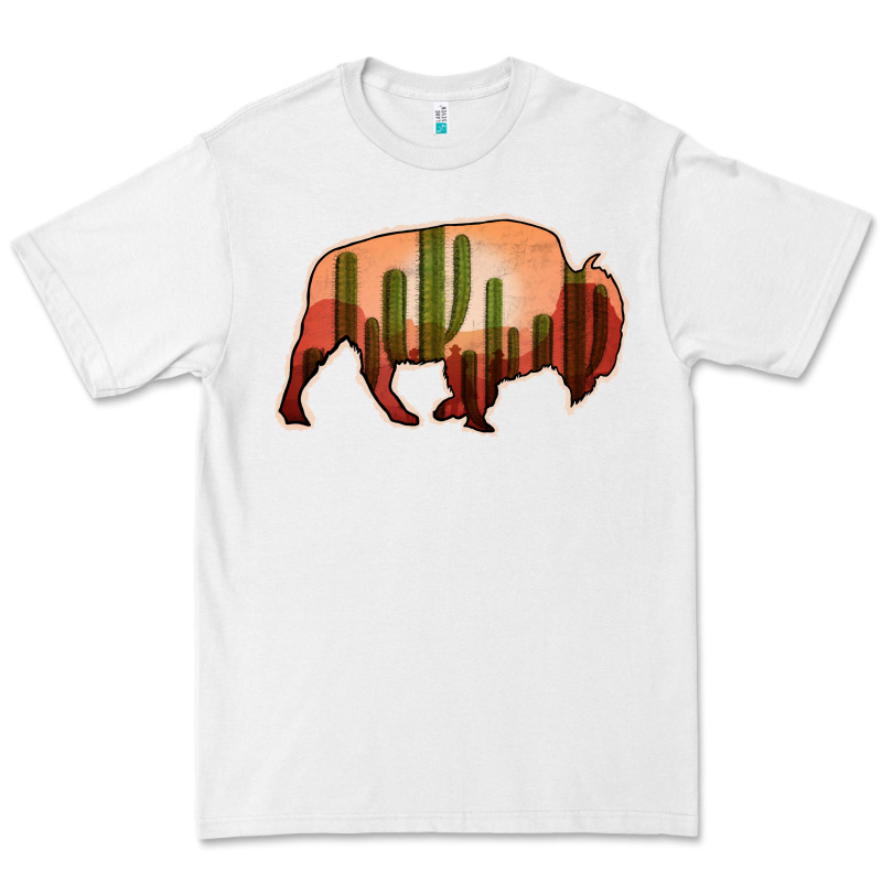 Cactus Bison Silhouette Premium Tee by Bettercallsaul | Teevron