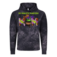 Cloud Black my favorite monsters calls me mom Vintage Hoodie - CowGirlArtShop