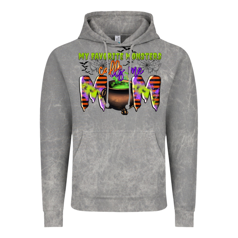My Favorite Monsters Calls Me Mom Vintage Hoodie by CowGirlArtShop | Teevron
