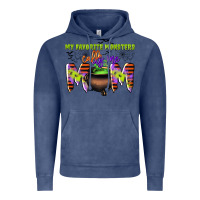Vintage Denim my favorite monsters calls me mom Vintage Hoodie - CowGirlArtShop
