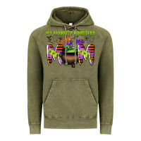 Vintage Olive my favorite monsters calls me mom Vintage Hoodie - CowGirlArtShop