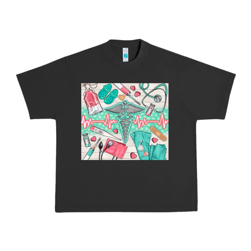Nurse Medical Equipment Urban Heavy Tee by TumblerDesignByShophia | Teevron