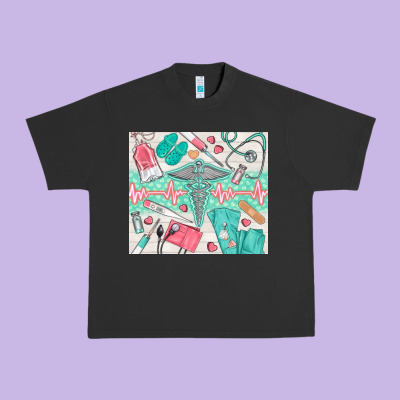 Nurse Medical Equipment Urban Heavy Tee Designed By Tumblerdesignbyshophia