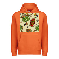Carrot african woman and mask seamless pattern Premium Hoodie - BundleAndBundleShop