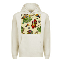 Oatmeal Heather african woman and mask seamless pattern Premium Hoodie - BundleAndBundleShop