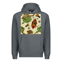 Rock african woman and mask seamless pattern Premium Hoodie - BundleAndBundleShop