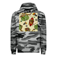 Slate Camo african woman and mask seamless pattern Premium Hoodie - BundleAndBundleShop