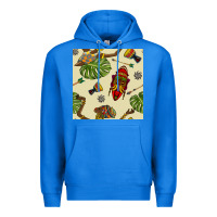 True Royal african woman and mask seamless pattern Premium Hoodie - BundleAndBundleShop