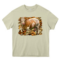 Mossy western simmental bull Heavy Core Tee - LillyAllenDesigns