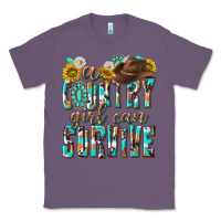 Lavender Western a Country Girl Can Survive Classic Tee - texasbilliewilder