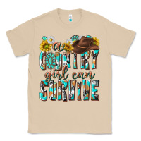 Mushroom Western a Country Girl Can Survive Classic Tee - texasbilliewilder