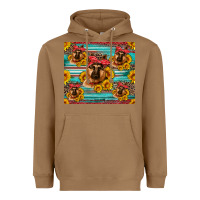 Toasted Coconut german shepherd with sunflowers Heavyweight Hoodie - Artiststas