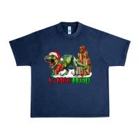 Navy T- Rex X-Mas Mood Urban Heavy Tee - RanaPortraitStore