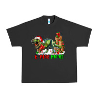 Pigment Black T- Rex X-Mas Mood Urban Heavy Tee - RanaPortraitStore