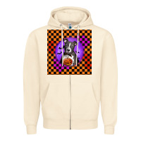 Sandshell Halloween American Pitbull Terrier Zipper Hoodie - LillyAllenDesigns