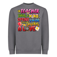 Storm a Teacher Takes a Hand Opens a mind and Touches A Heavyweight Sweatshirt - CowhideDigitalArt