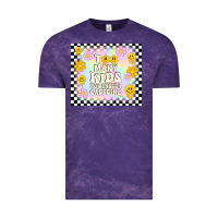 Cloud Purple too many kids not enough caffeine Vintage Tee - TumblerDesignByShophia