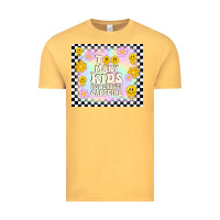 Vintage Mustard too many kids not enough caffeine Vintage Tee - TumblerDesignByShophia