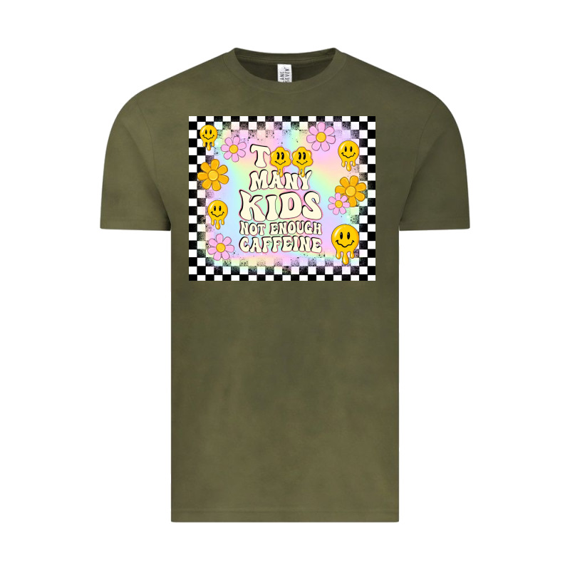 Too Many Kids Not Enough Caffeine Vintage Tee by TumblerDesignByShophia | Teevron