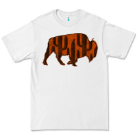 White Red Cactus Bison Silhouette Premium Tee - Bettercallsaul