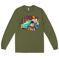 Army Green Western rabbit Easter Day Long Sleeve Tee - CowGirlArtShop