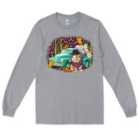 Heather Grey Western rabbit Easter Day Long Sleeve Tee - CowGirlArtShop