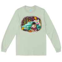 Matcha Western rabbit Easter Day Long Sleeve Tee - CowGirlArtShop